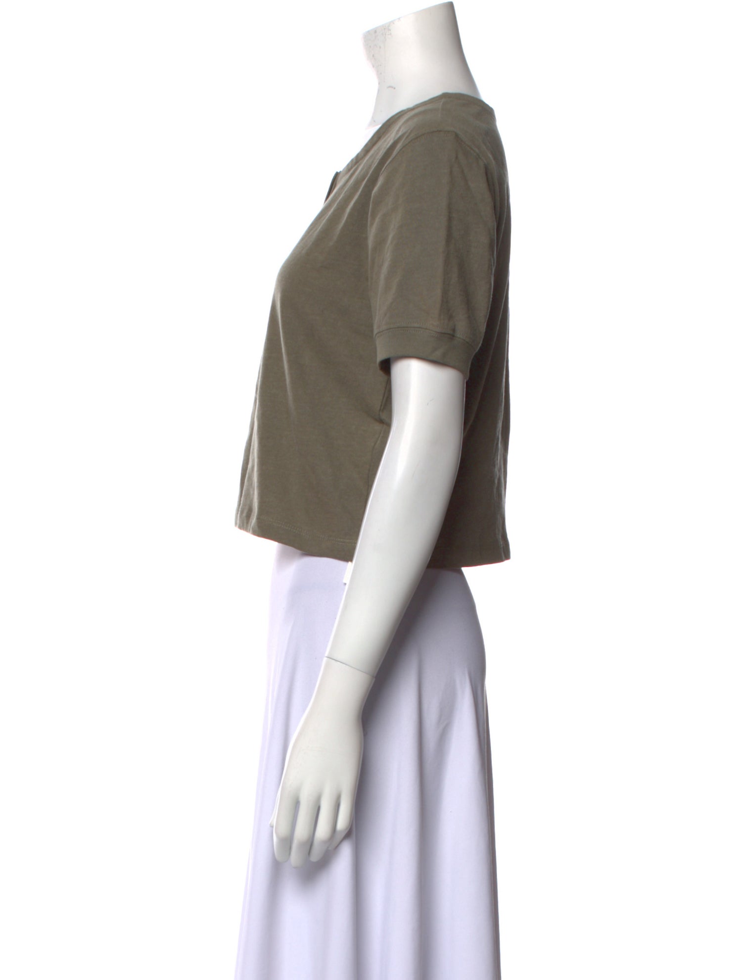 The Great Crew Neck Short Sleeve Crop Top w/ Tags