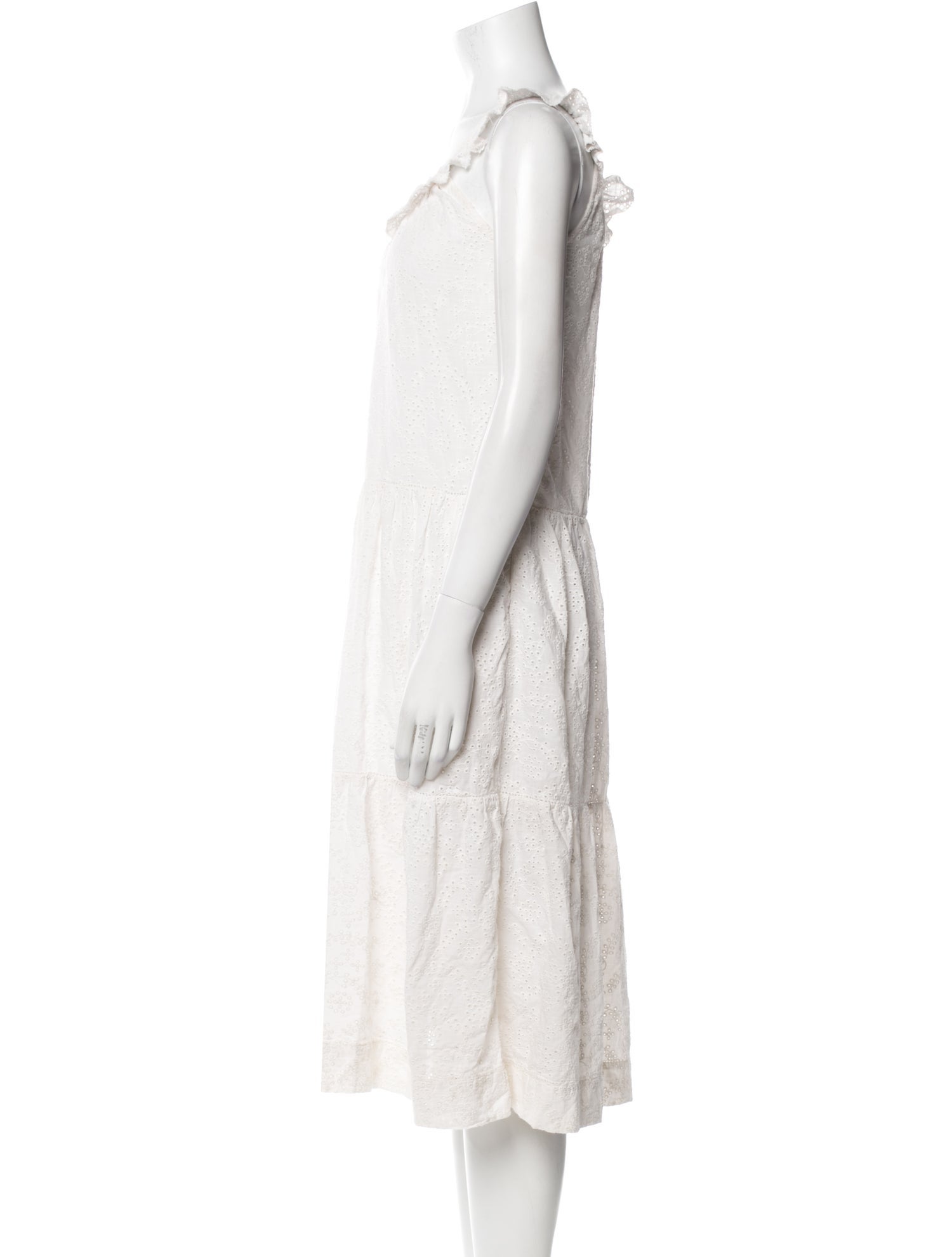 The Great Scoop Neck Midi Length Dress