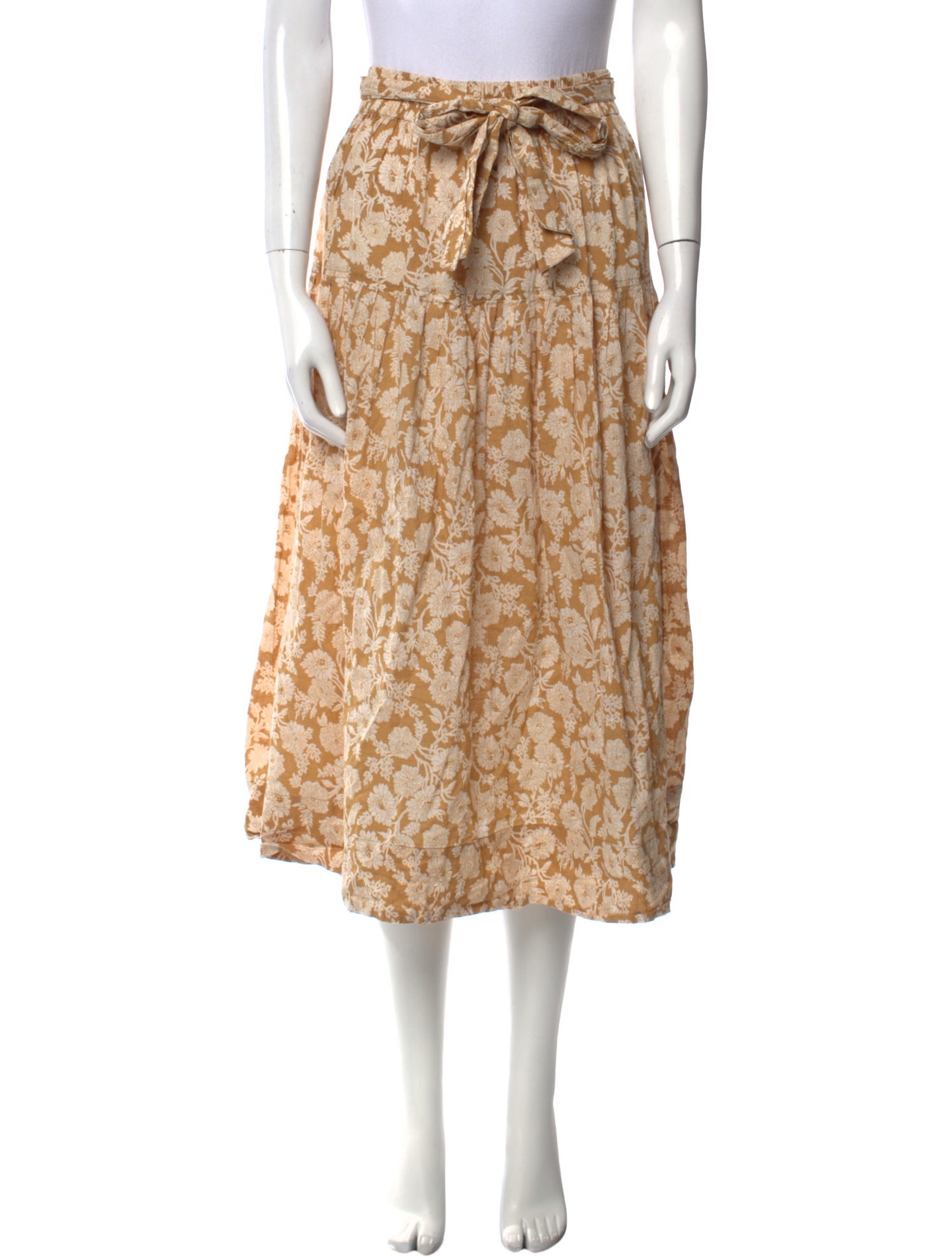 The Great Floral Print Midi Length Skirt