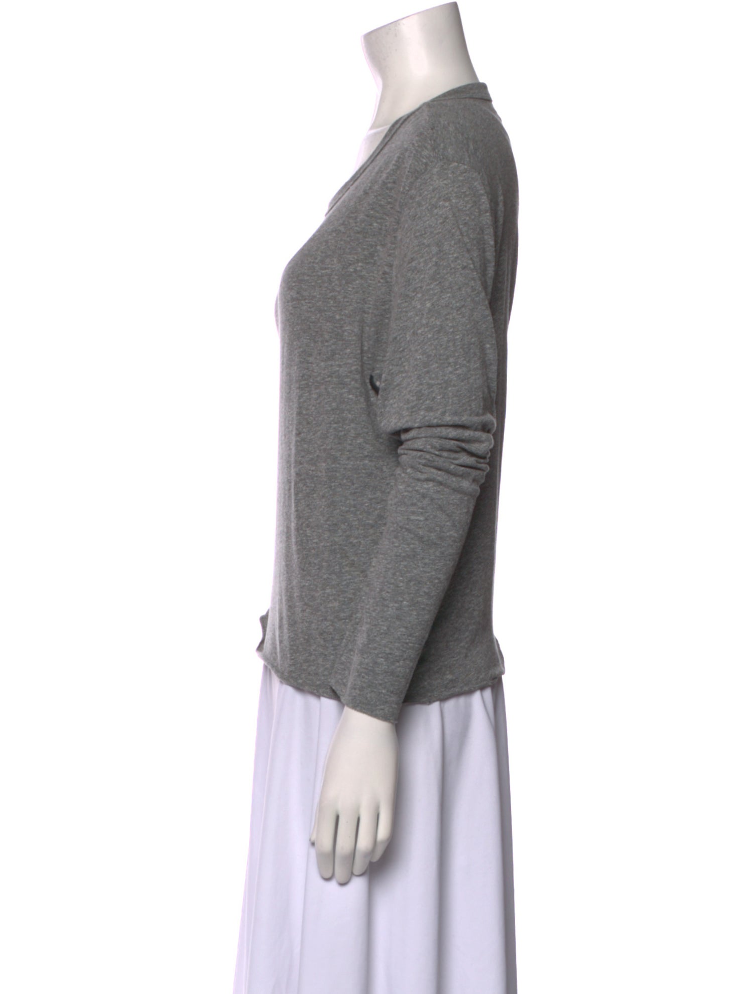 The Great Scoop Neck Long Sleeve Sweatshirt