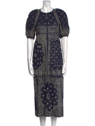 The Great Paisley Print Long Dress