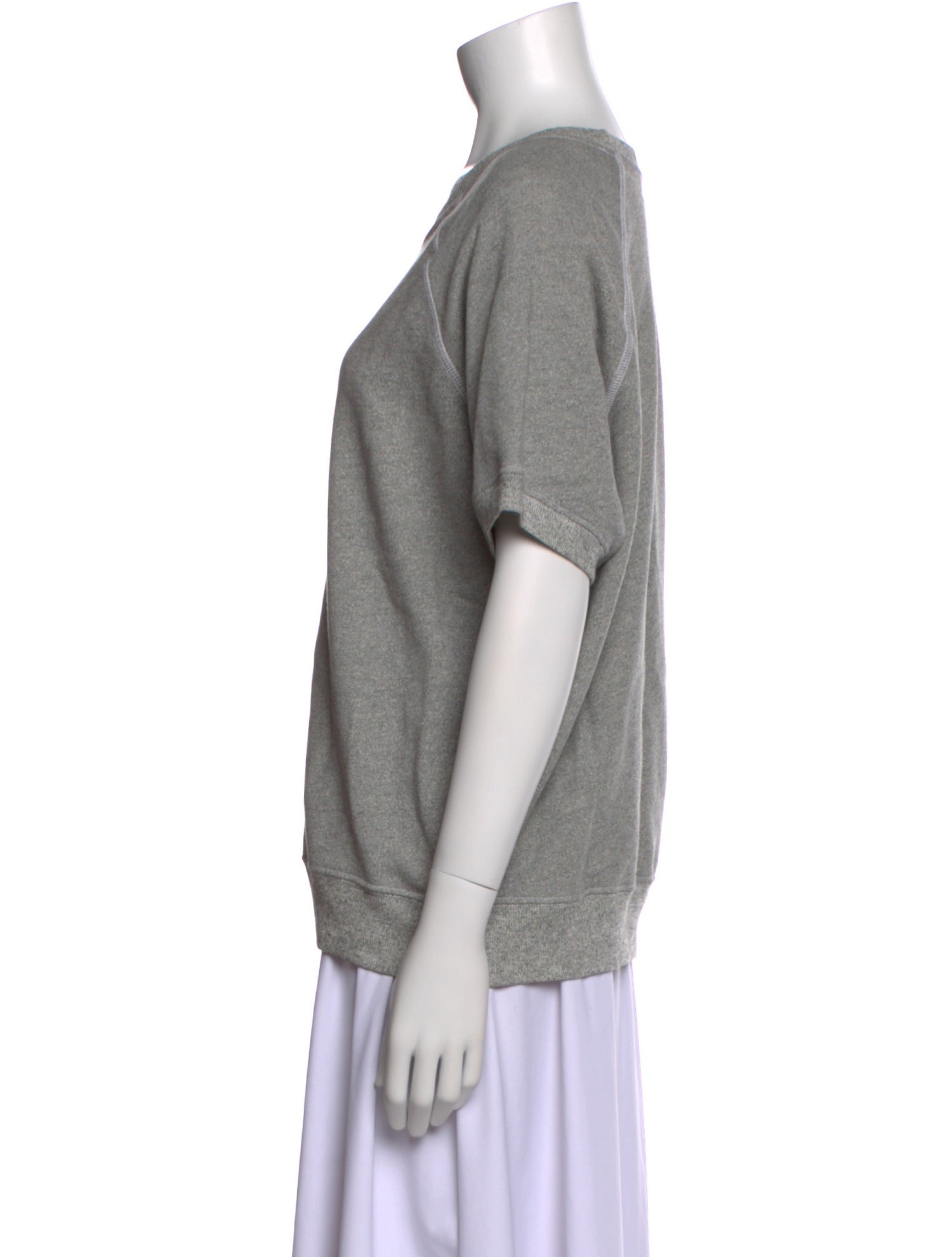 The Great Crew Neck Short Sleeve Sweatshirt