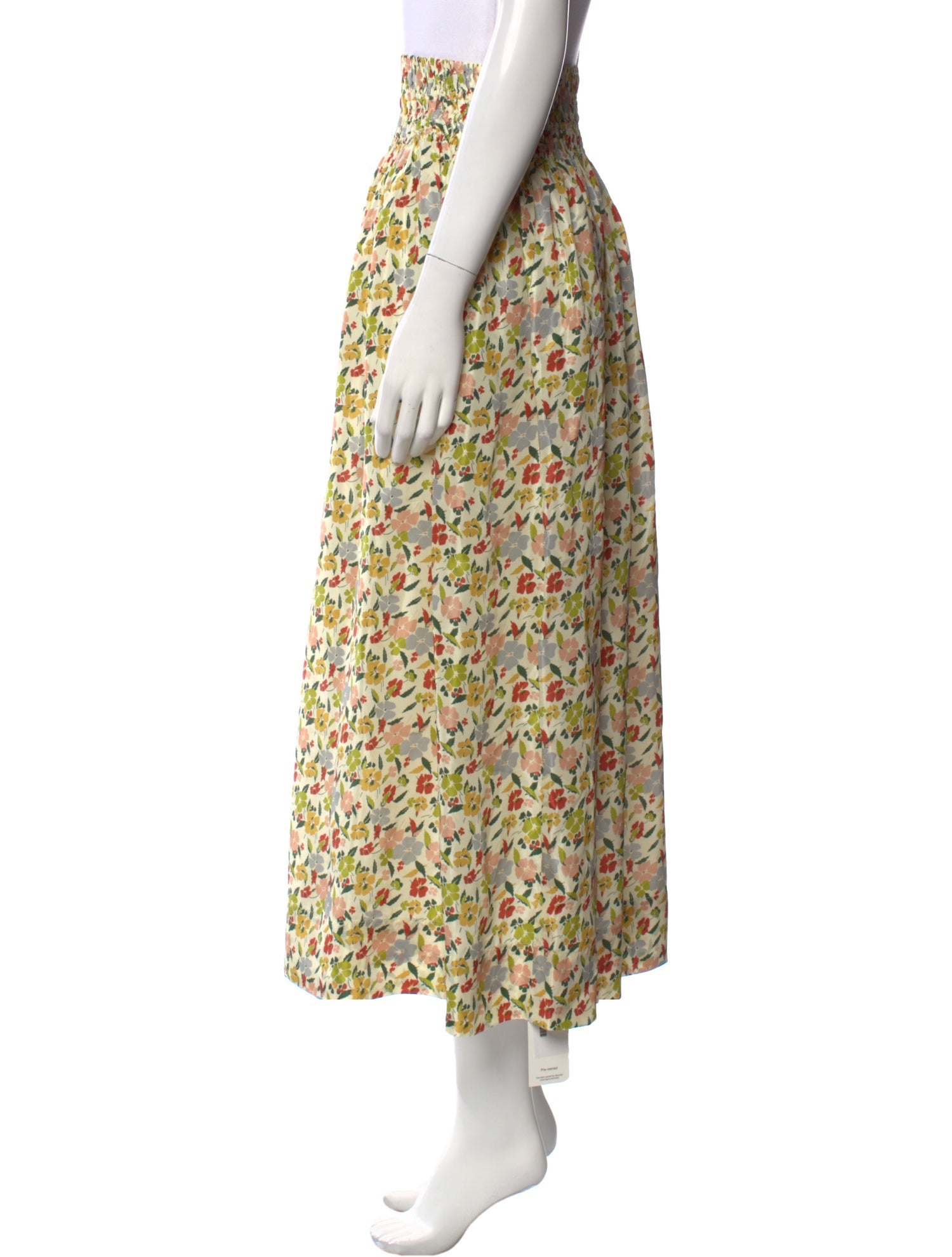 The Great Silk Midi Length Skirt w/ Tags