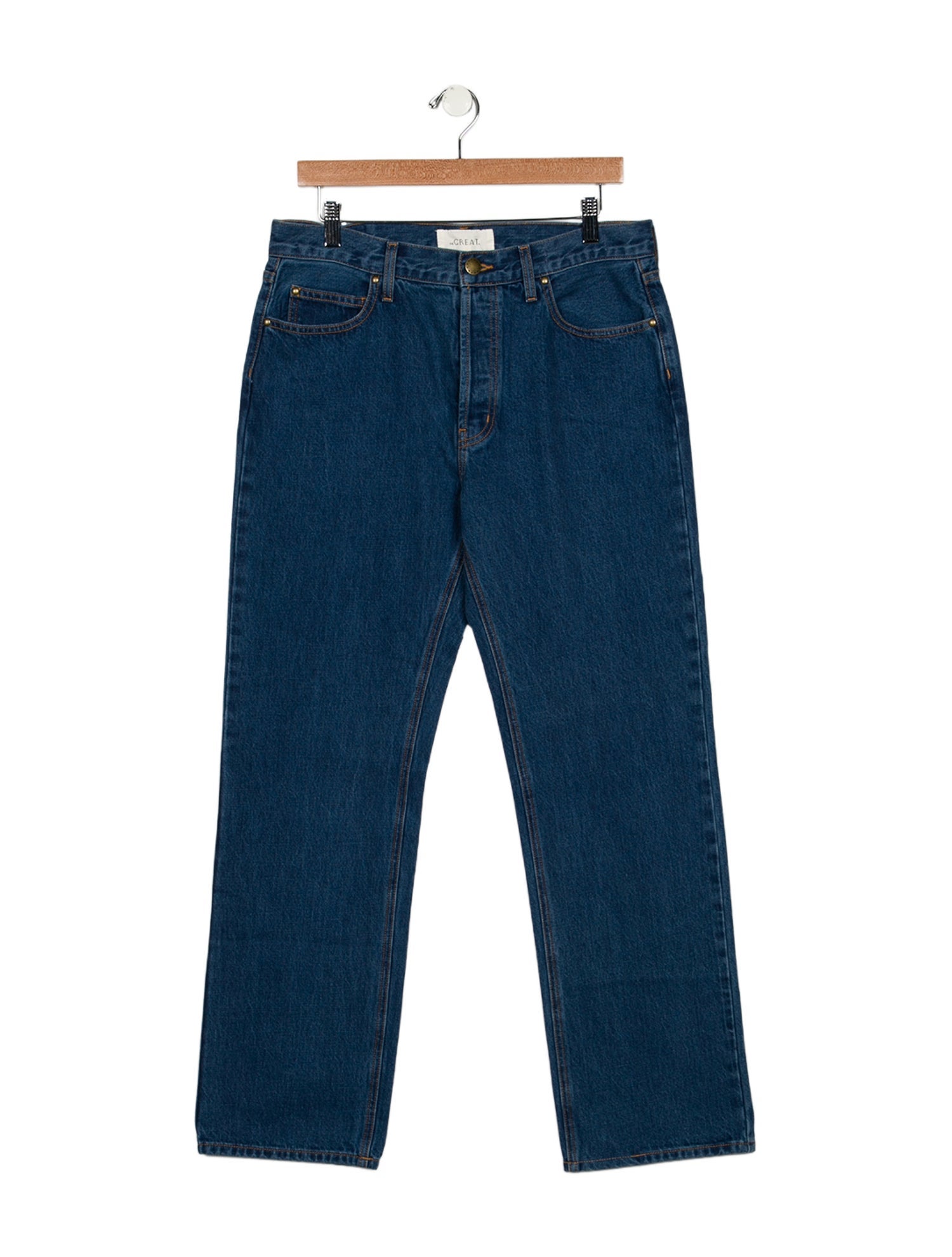 The Great High-Rise Straight Leg Jeans