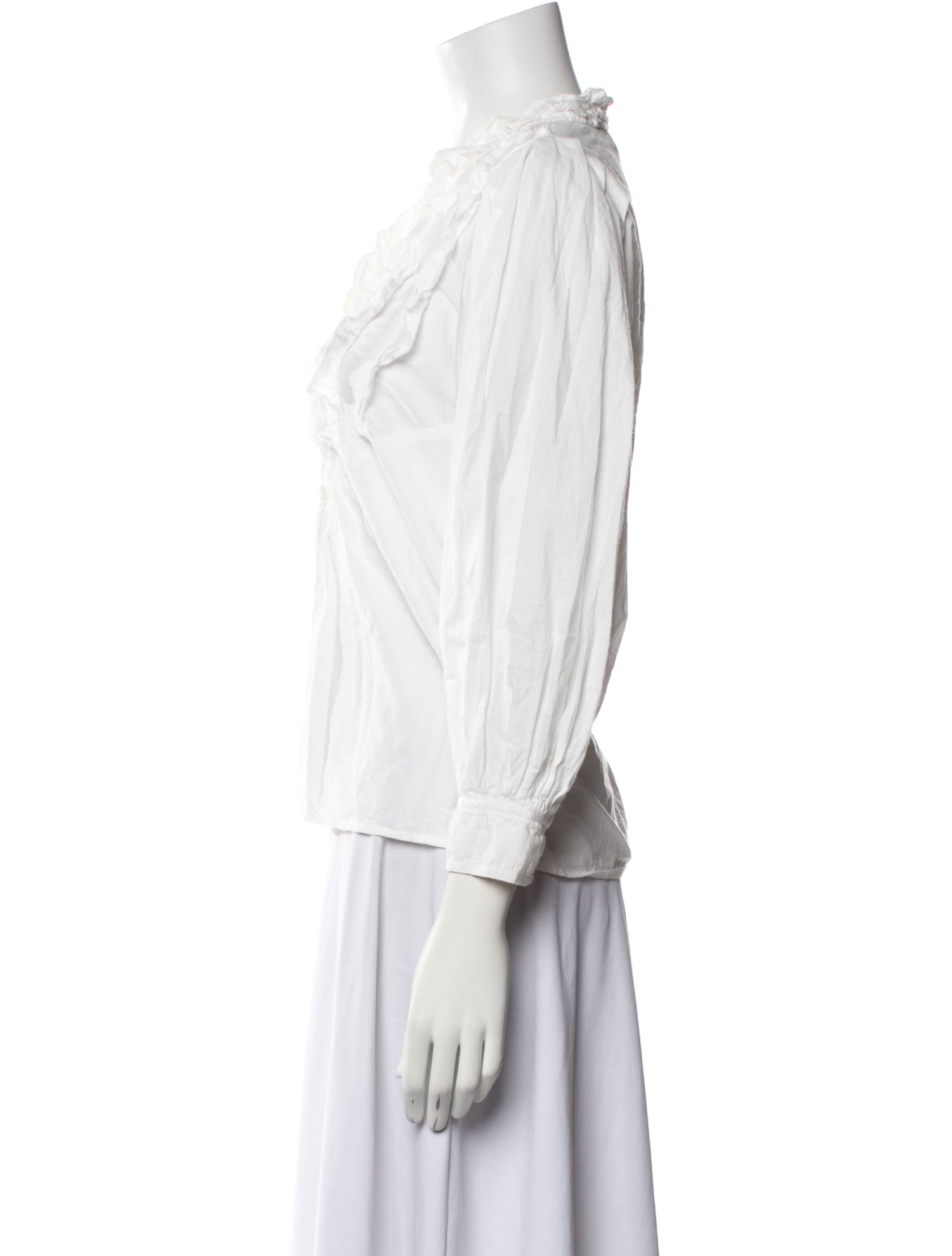 The Great V-Neck Three-Quarter Sleeve Blouse