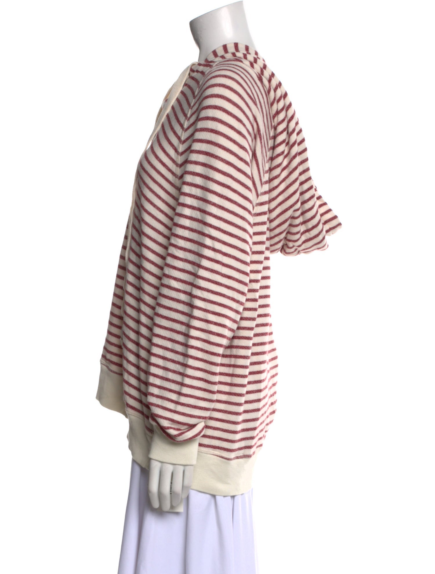 The Great Striped Crew Neck Sweatshirt