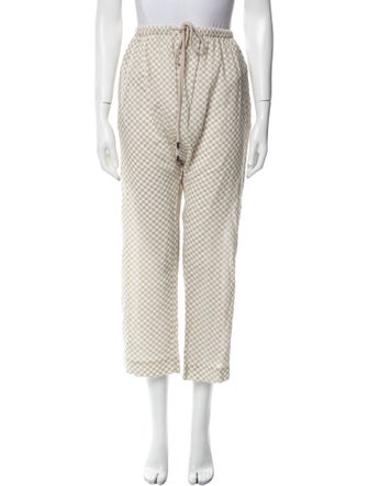 The Great Plaid Print Wide Leg Pants