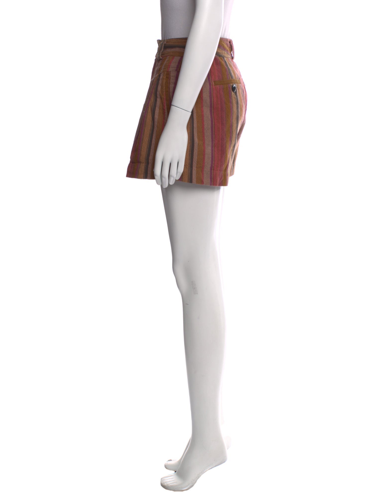 The Great Striped Mini Shorts