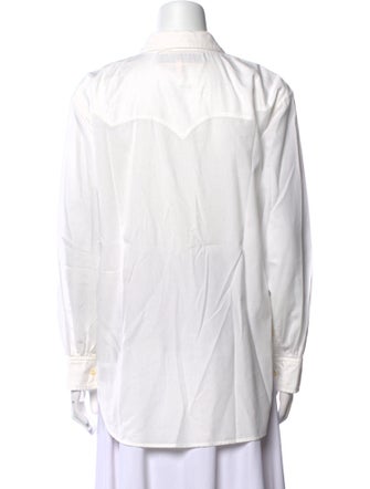 The Great Long Sleeve Button-Up Top