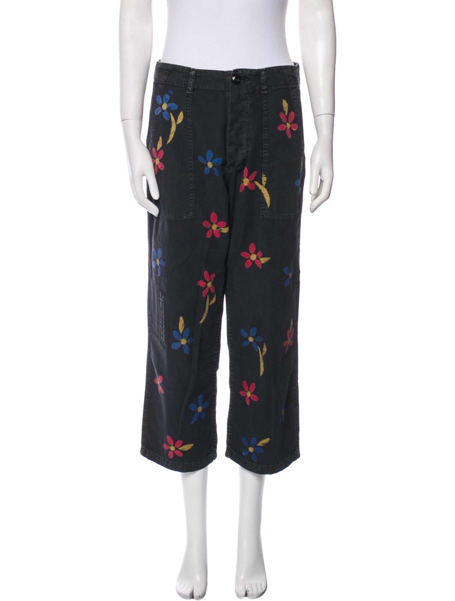 The Great Floral Print Straight Leg Pants