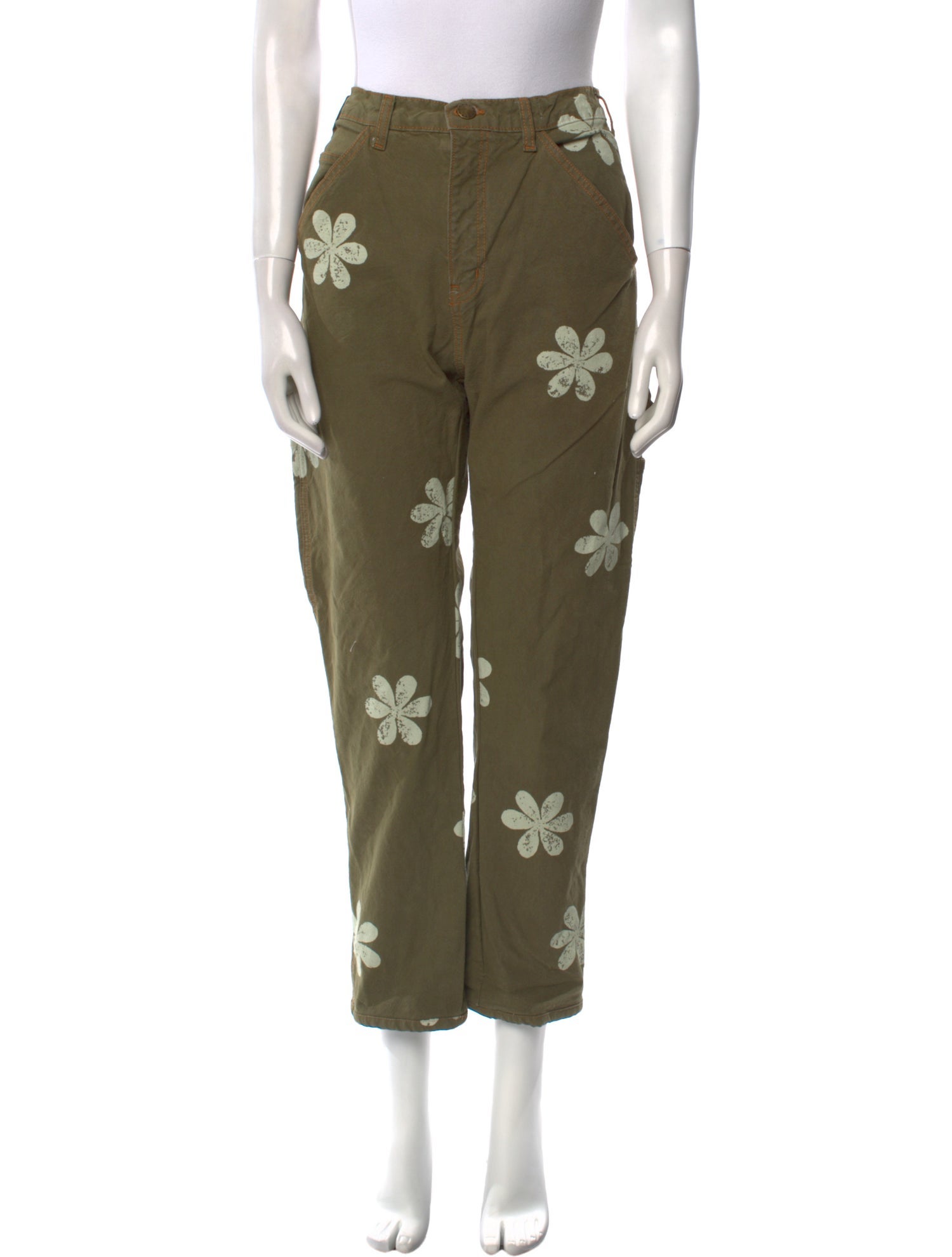 The Great Floral Print Straight Leg Pants