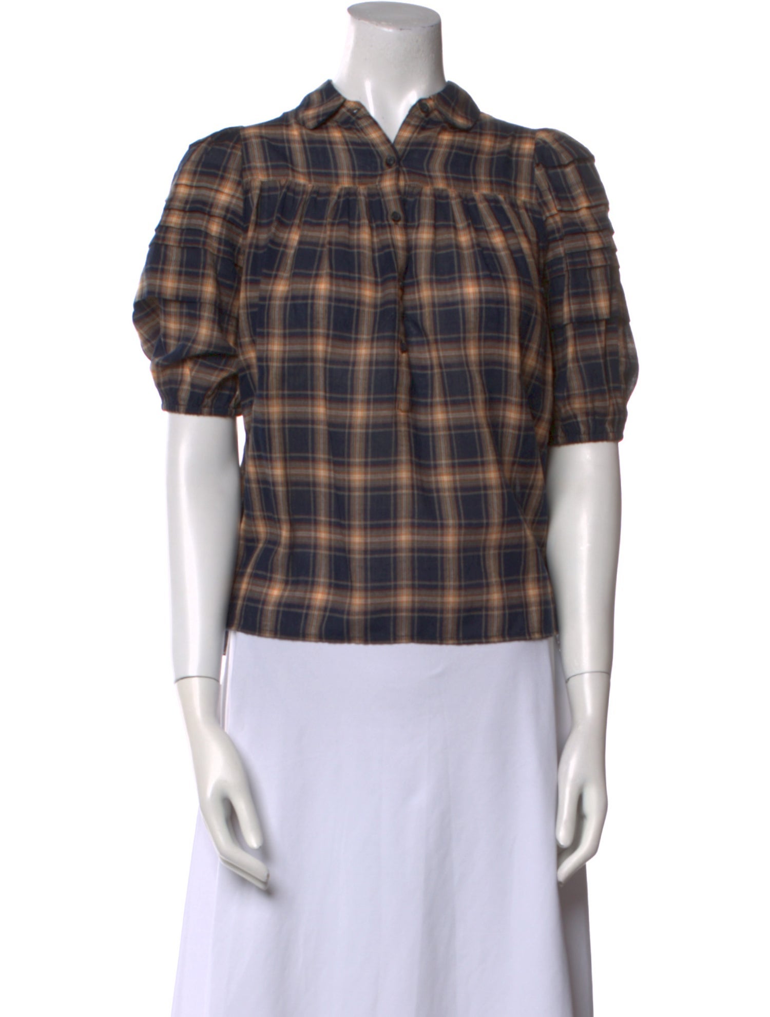 The Great Plaid Print Short Sleeve Polo