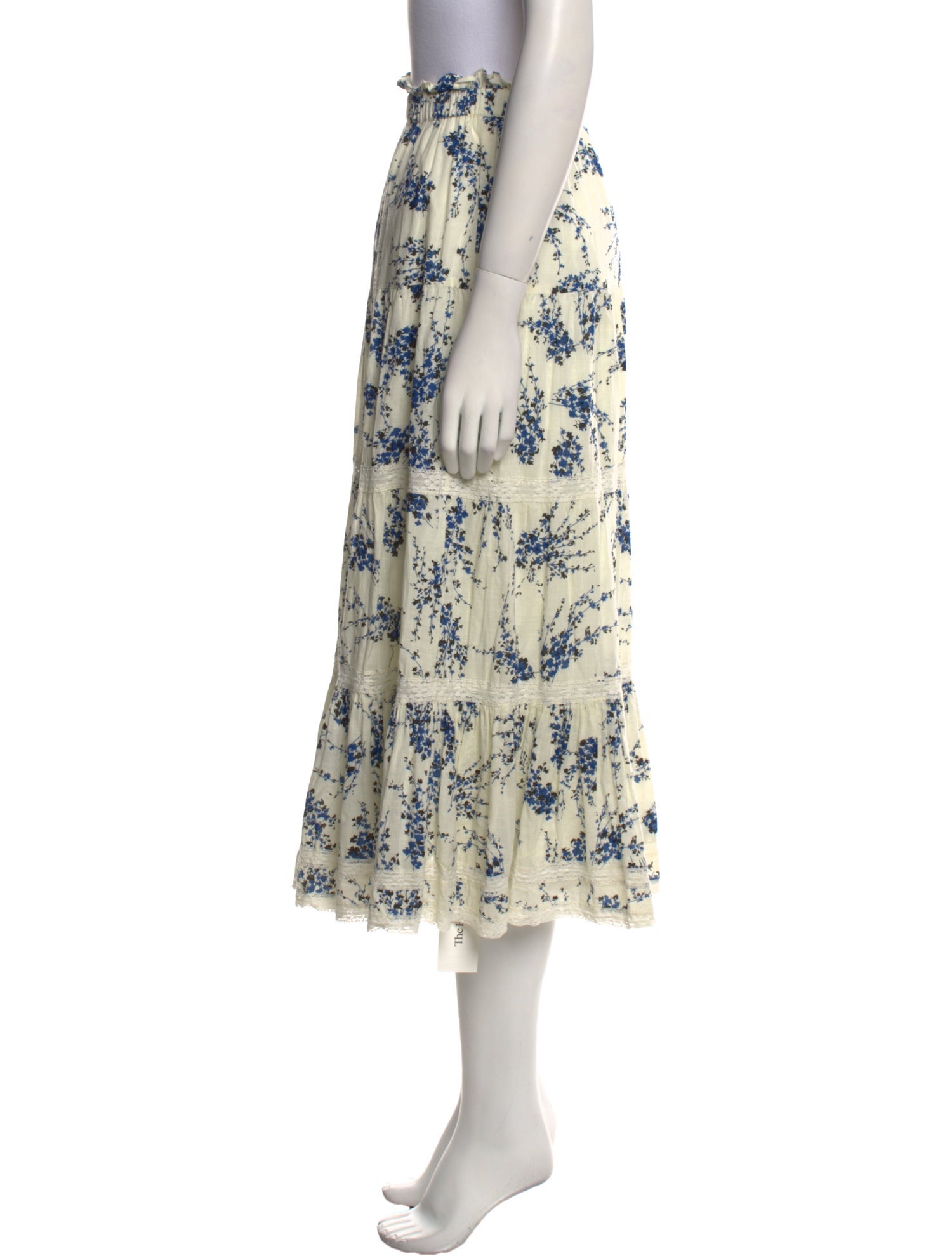 The Great Floral Print Midi Length Skirt