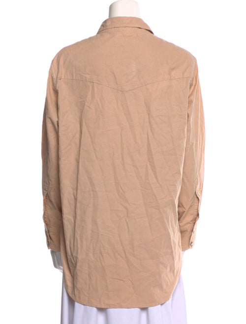 The Great Long Sleeve Button-Up Top