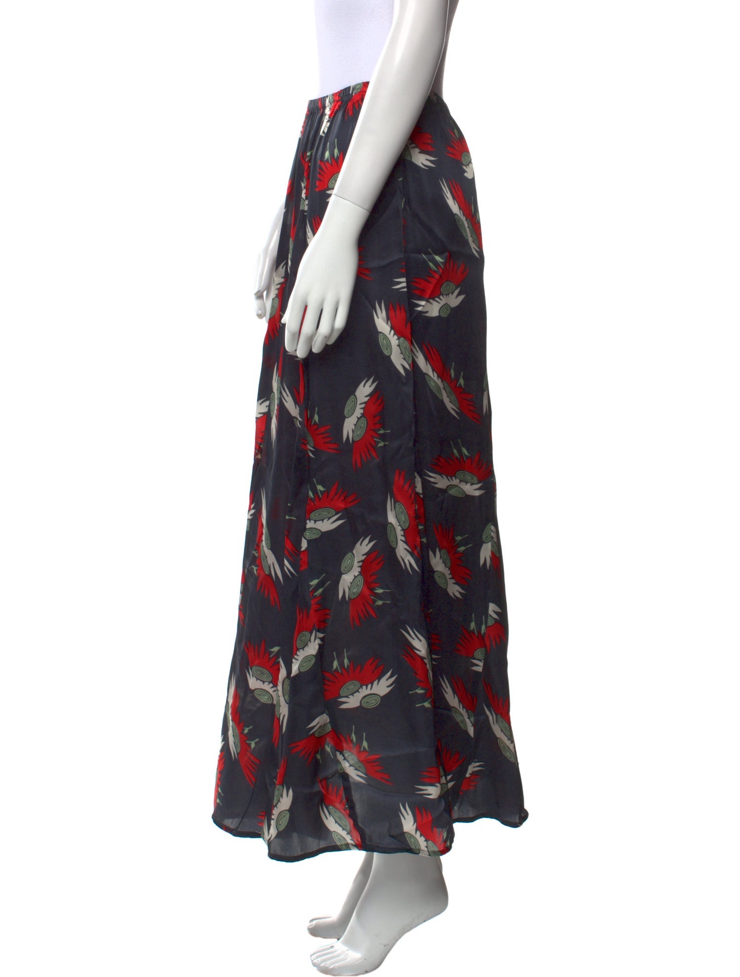 The Great Floral Print Midi Length Skirt