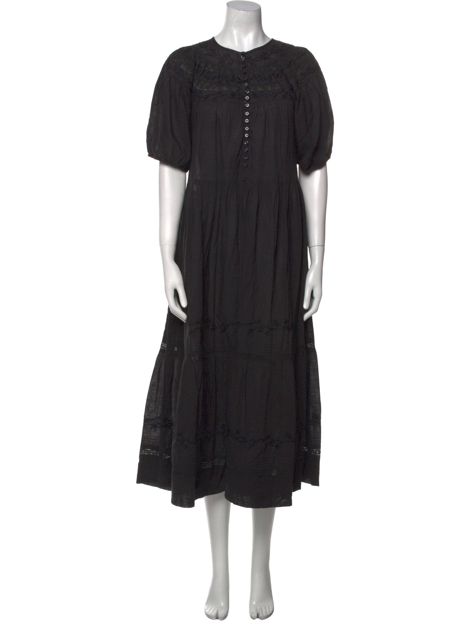 The Great Crew Neck Long Dress