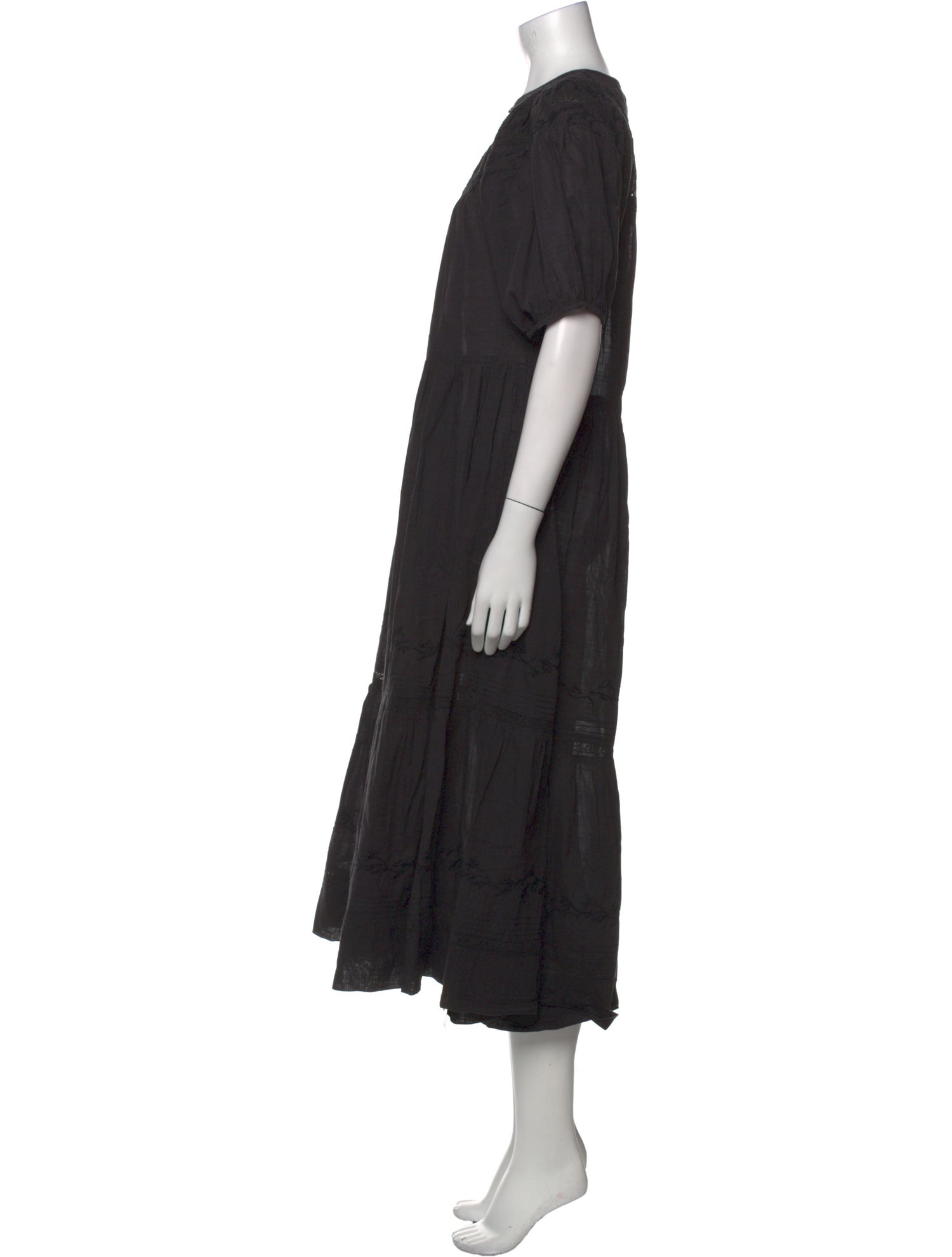 The Great Crew Neck Long Dress