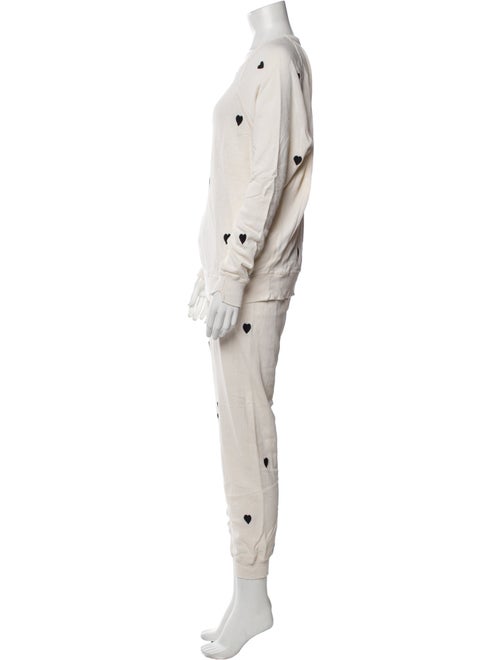 The Great Printed Embroidered Accent Pant Set