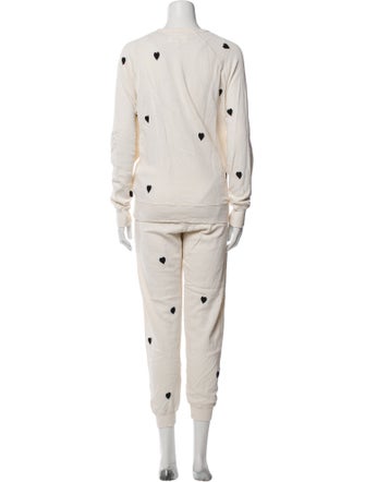 The Great Printed Embroidered Accent Pant Set