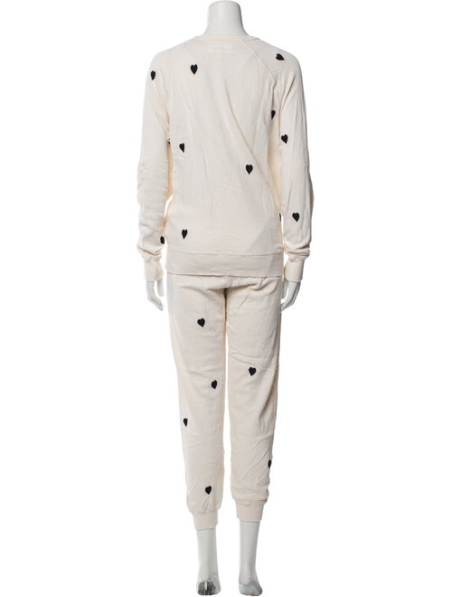 The Great Printed Embroidered Accent Pant Set