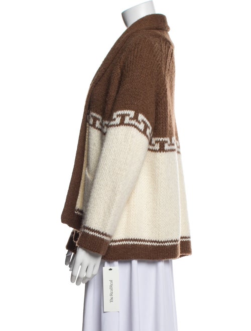 The Great Colorblock Pattern Open Front Sweater