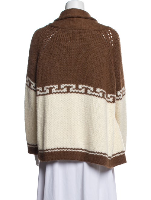 The Great Colorblock Pattern Open Front Sweater