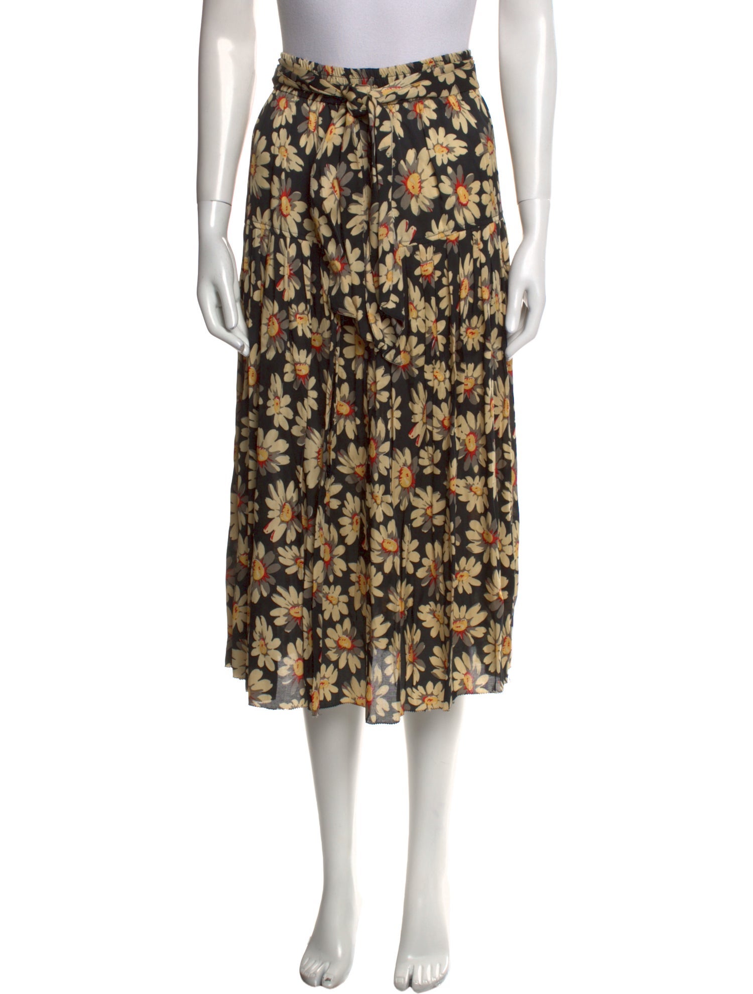 The Great Floral Print Midi Length Skirt