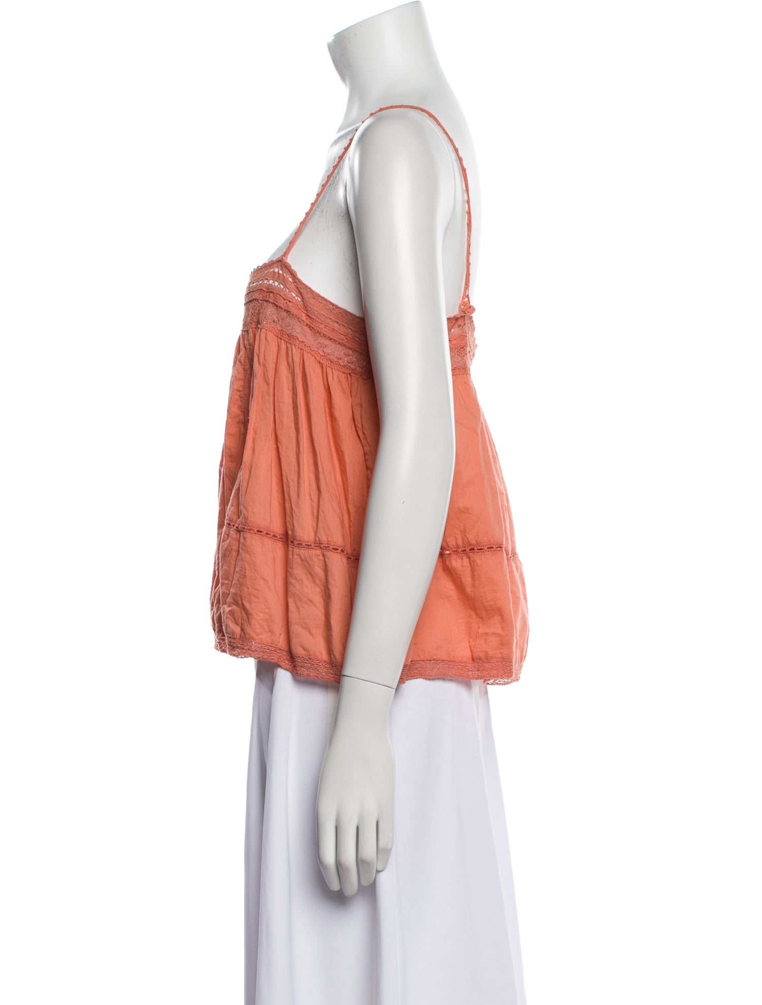 The Great Square Neckline Sleeveless Crop Top