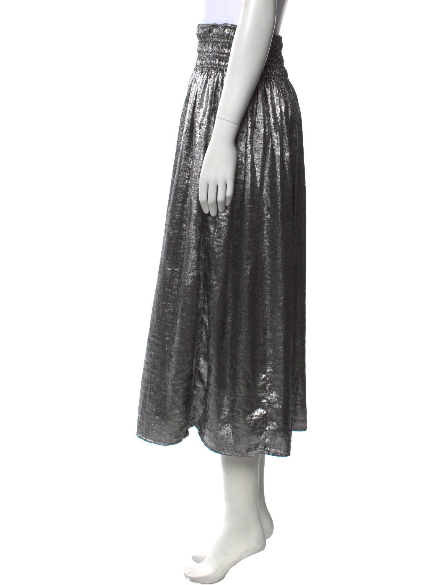 The Great Pleated Accents Long Skirt