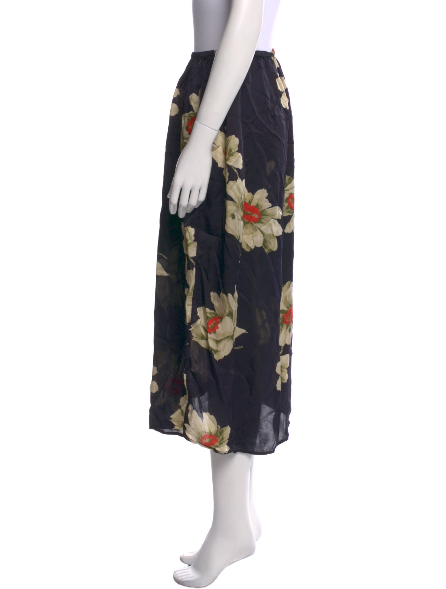 The Great Floral Print Midi Length Skirt