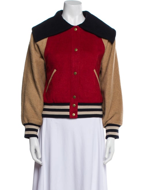 The Great Colorblock Pattern Bomber Jacket