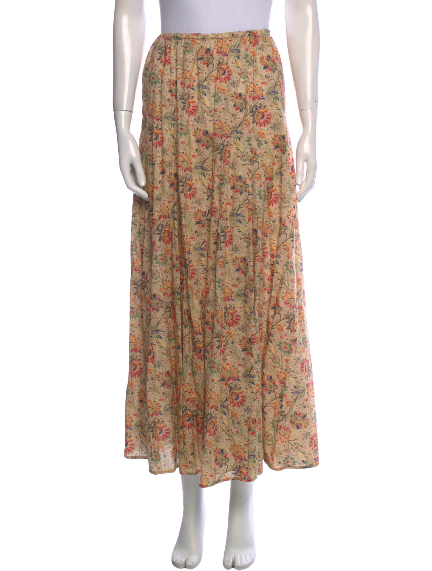 The Great Floral Print Midi Length Skirt