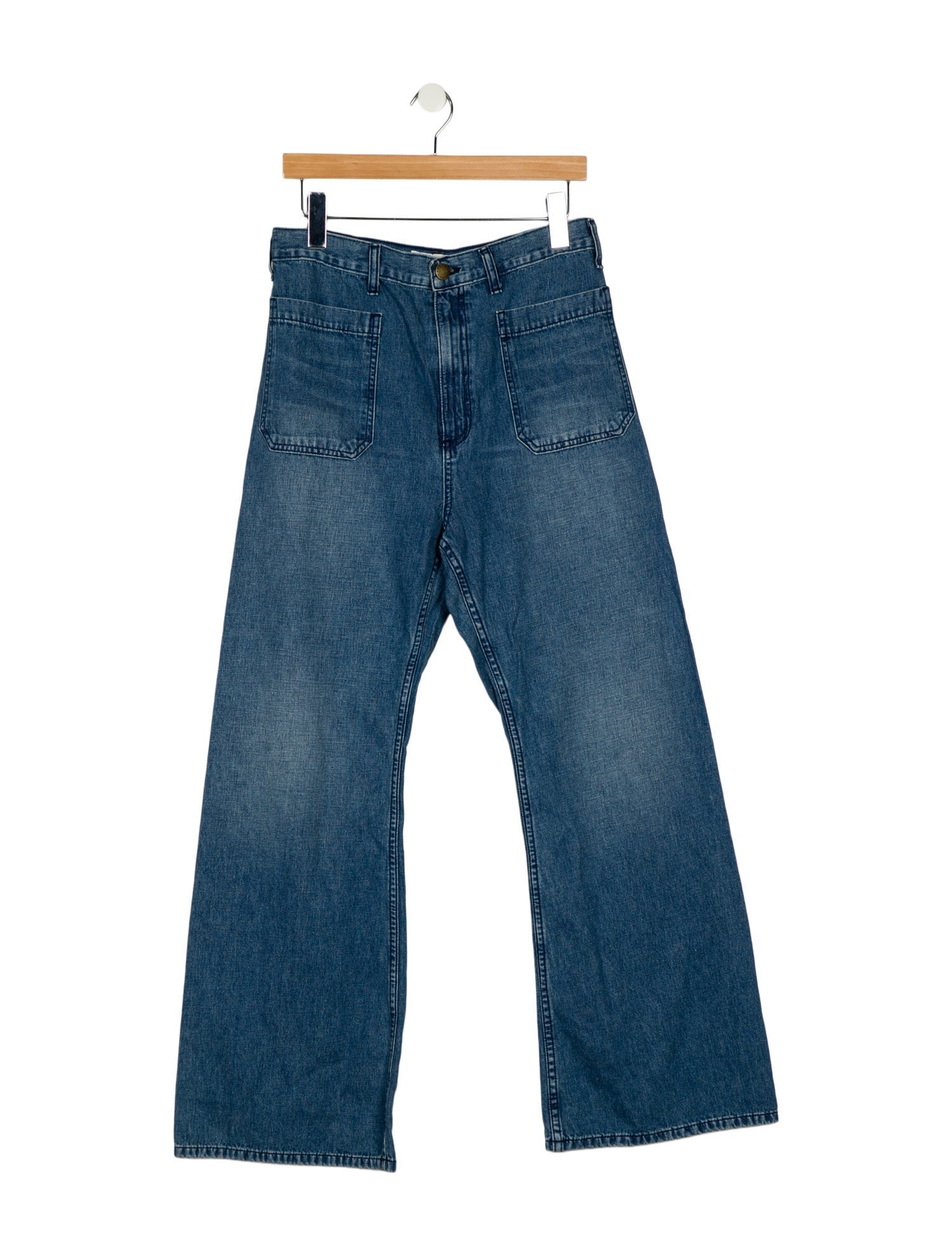 The Great High-Rise Wide Leg Jeans