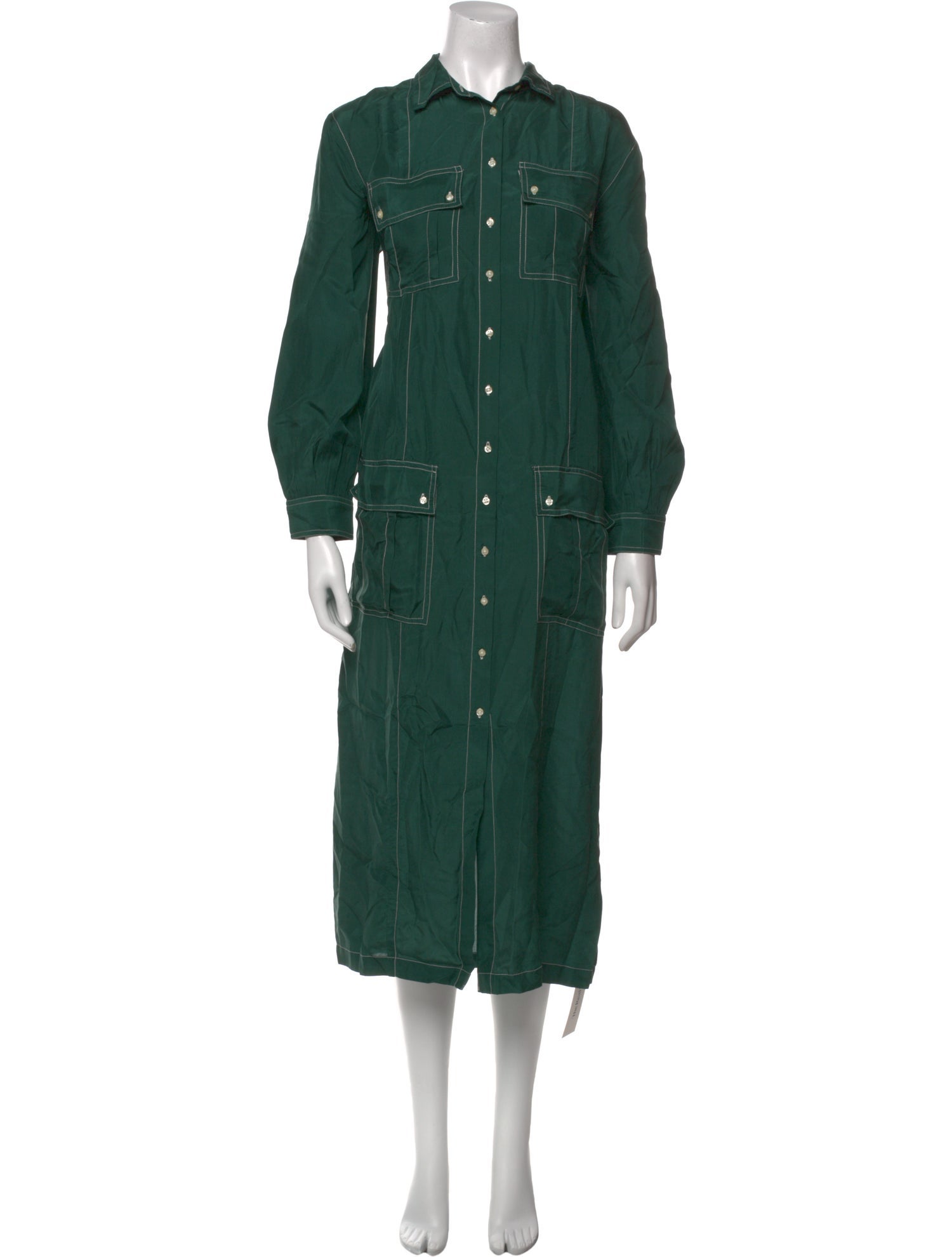 The Great Silk Midi Length Dress w/ Tags