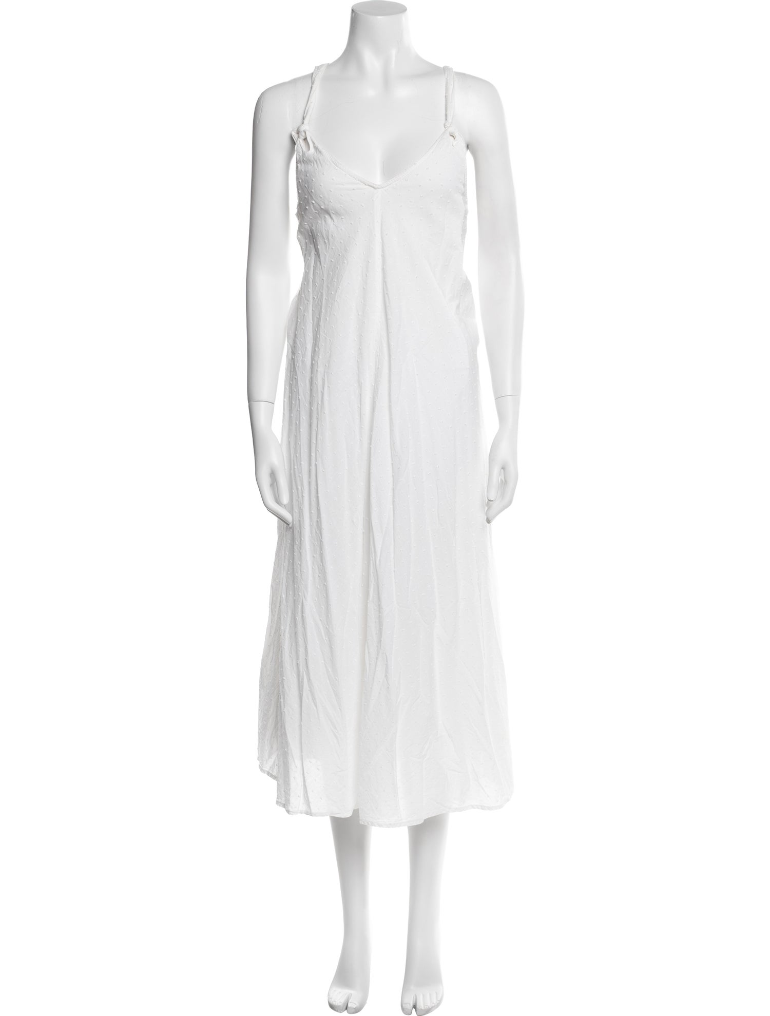 The Great V-Neck Midi Length Dress