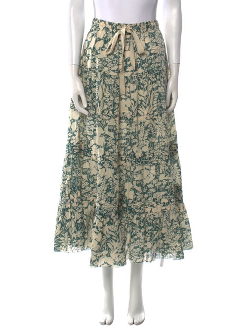 The Great Floral Print Midi Length Skirt