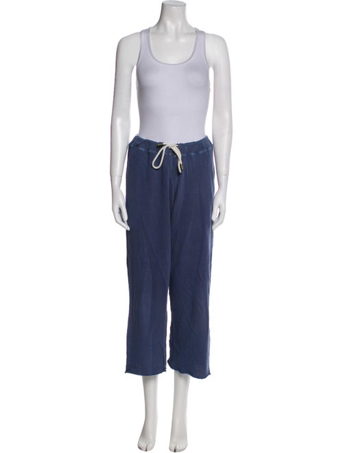 The Great Raw-Edge Trim Pant Set