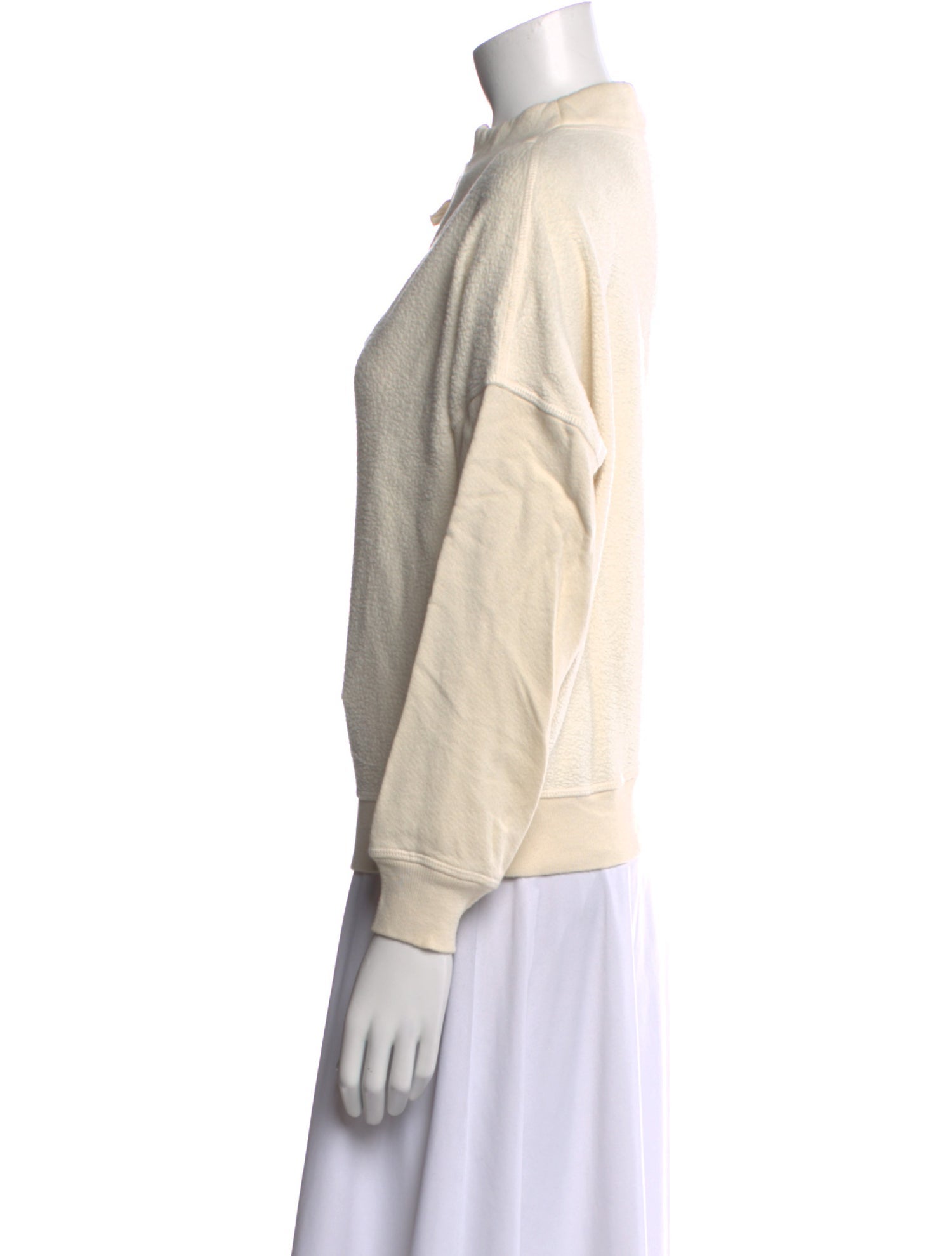 The Great Mock Neck Long Sleeve Sweatshirt