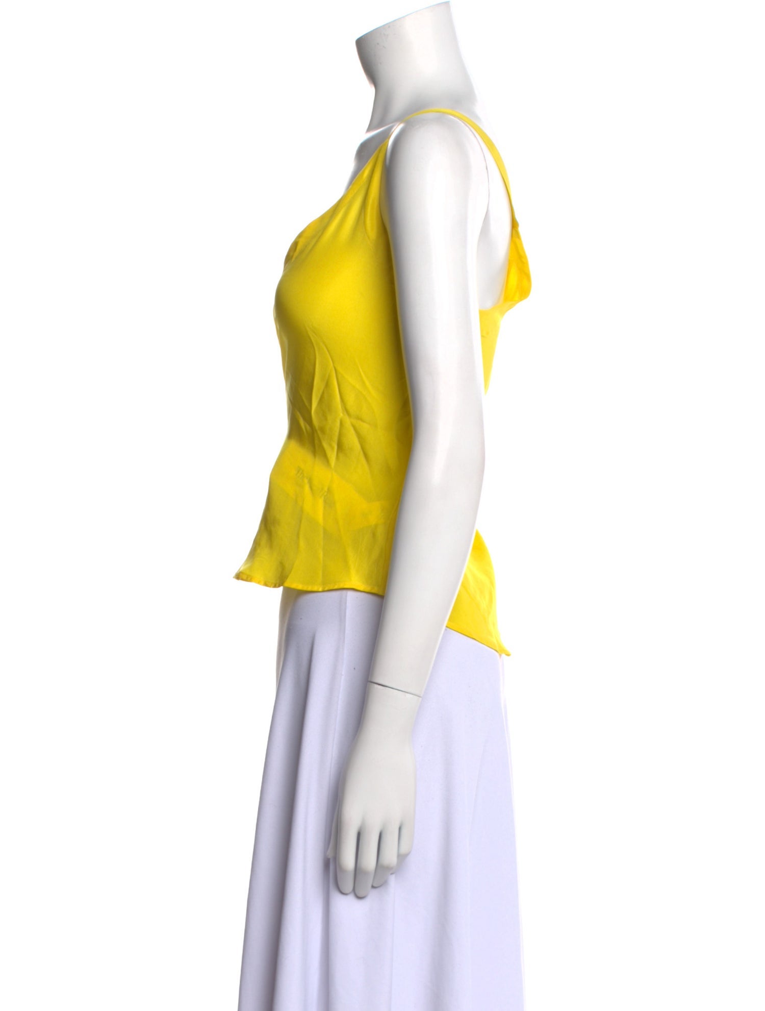 The Great Silk V-Neck Top