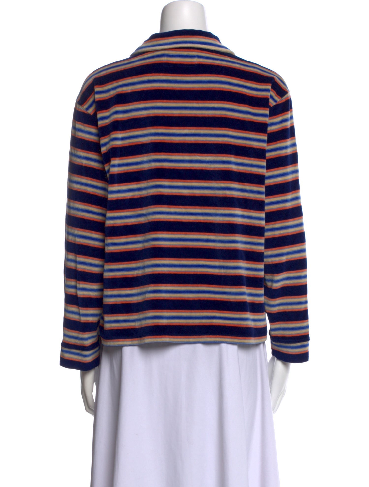 The Great Striped Long Sleeve Polo