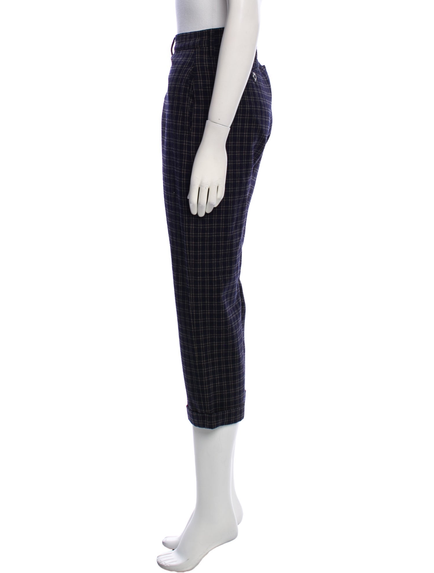 The Great Plaid Print Straight Leg Pants