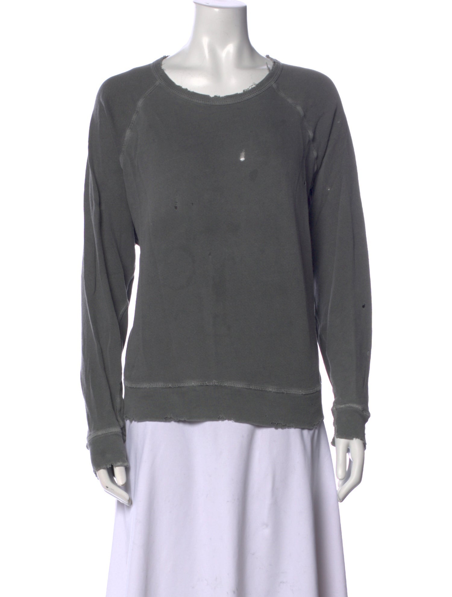 The Great Scoop Neck Long Sleeve Sweatshirt