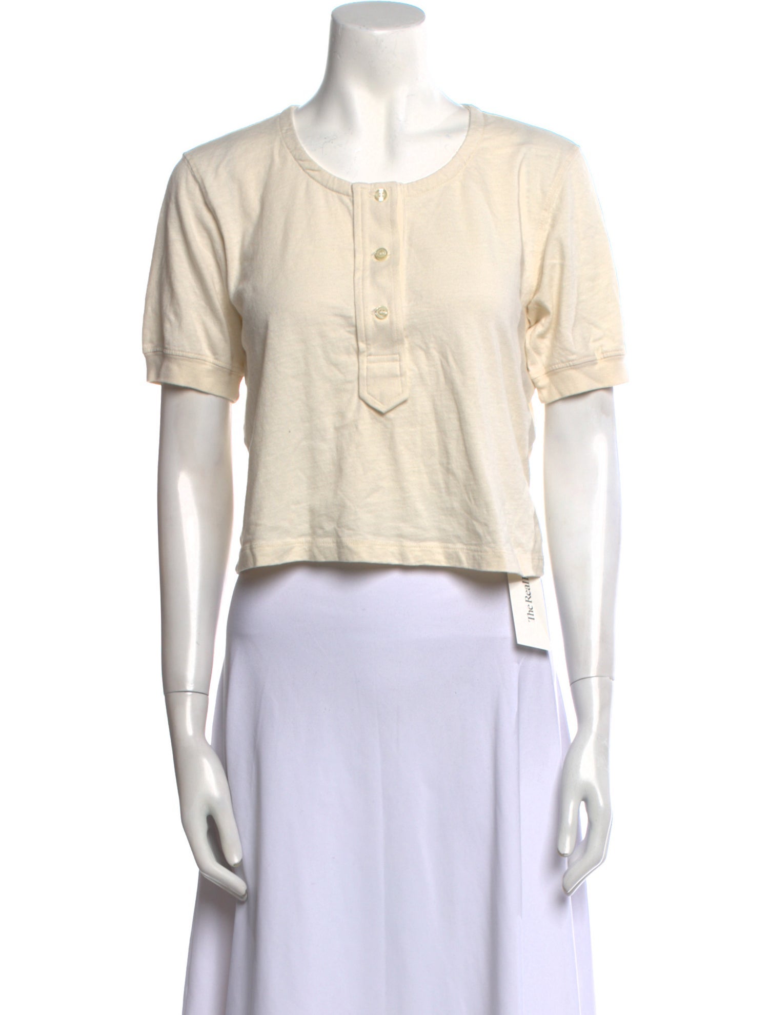 The Great Crew Neck Short Sleeve Crop Top