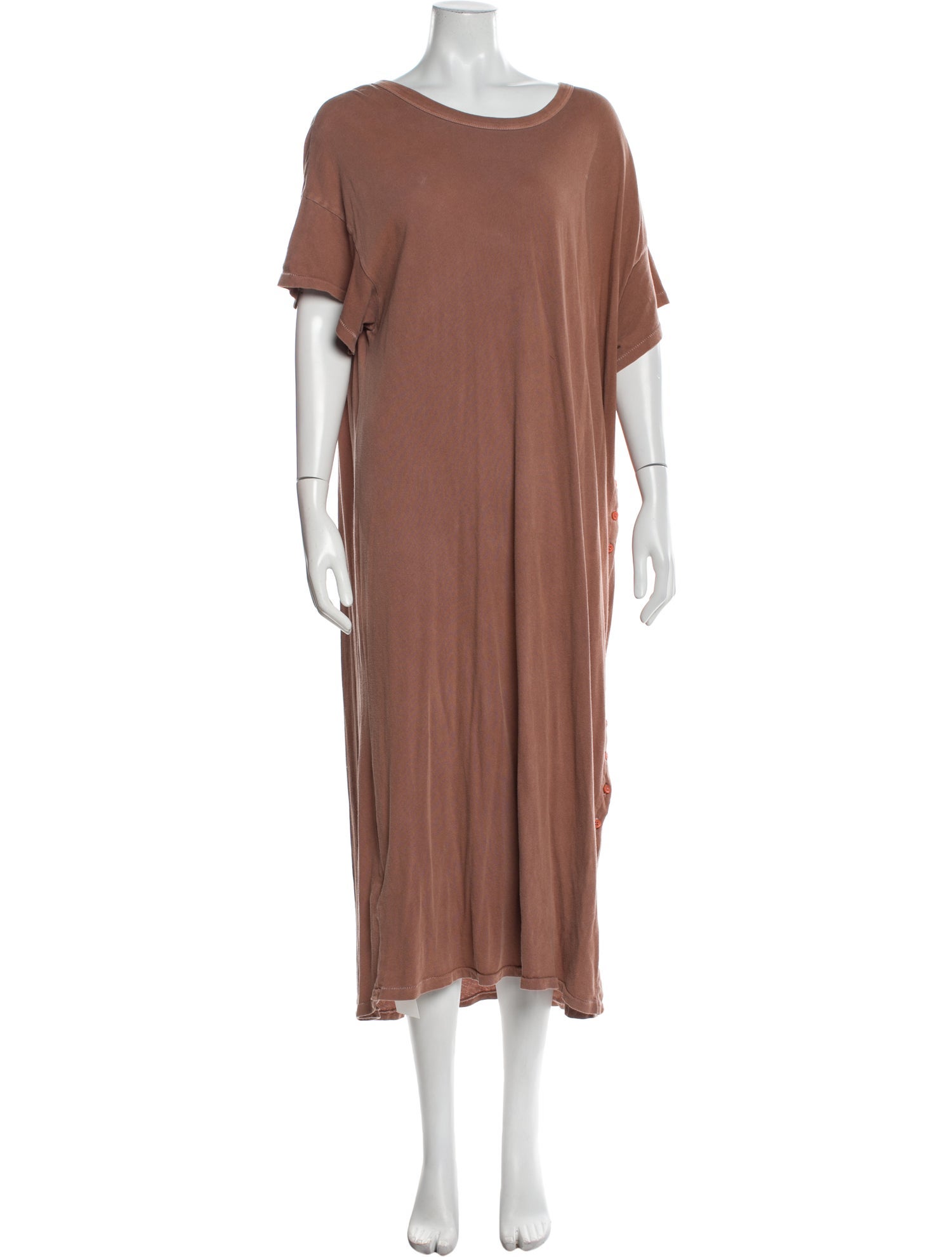 The Great Scoop Neck Long Dress