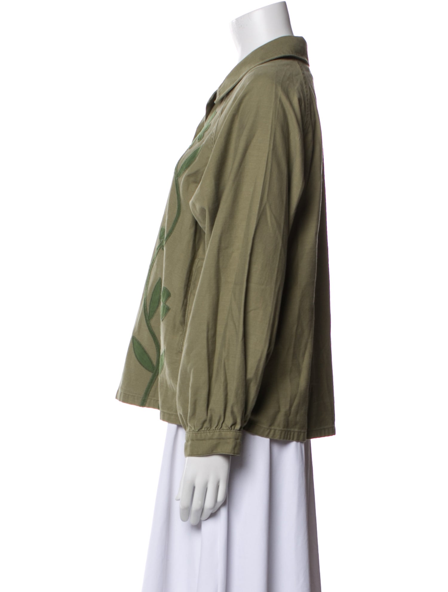 The Great The Floral Applique Commodore Jacket Floral Print Jacket