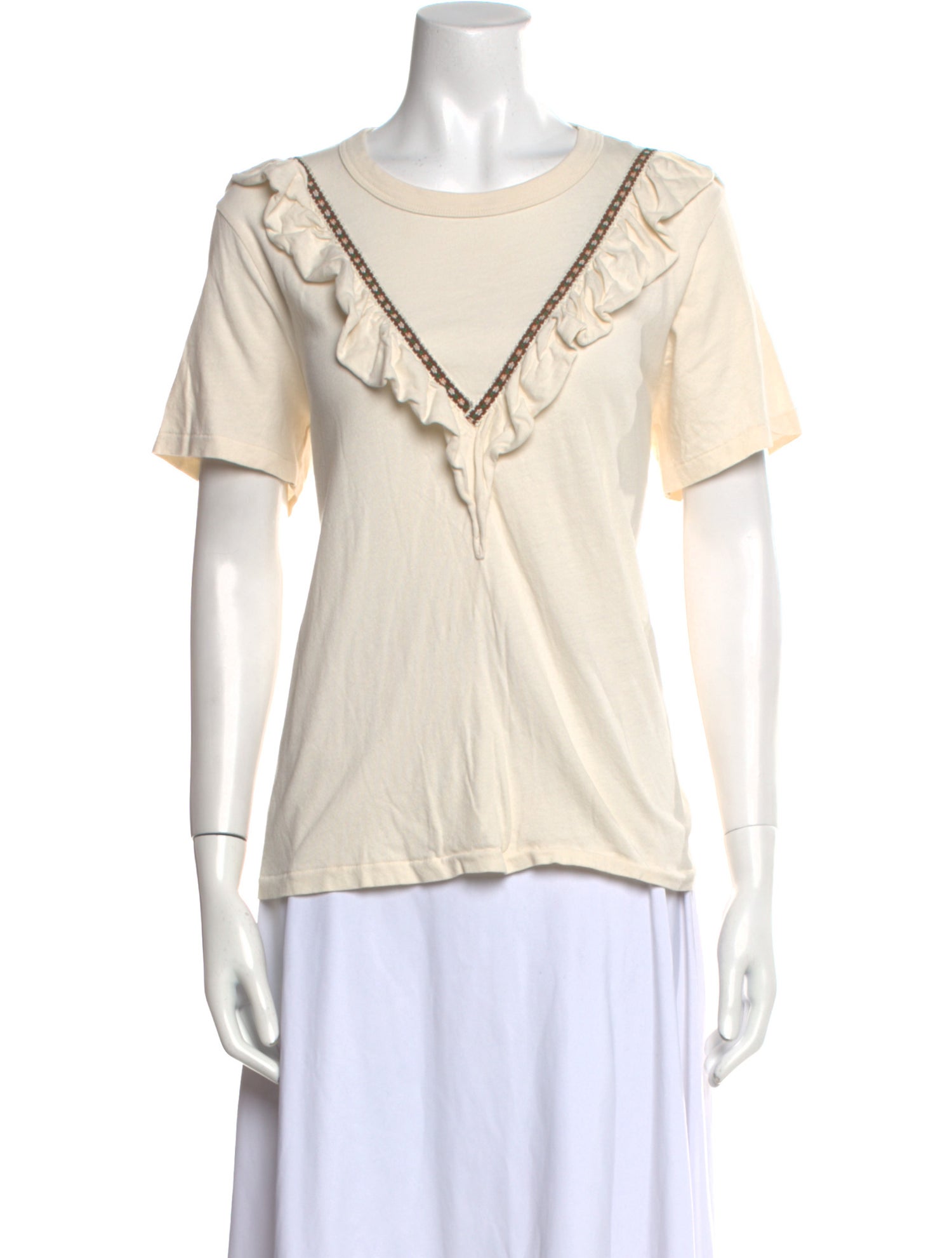 The Great Scoop Neck Short Sleeve T-Shirt