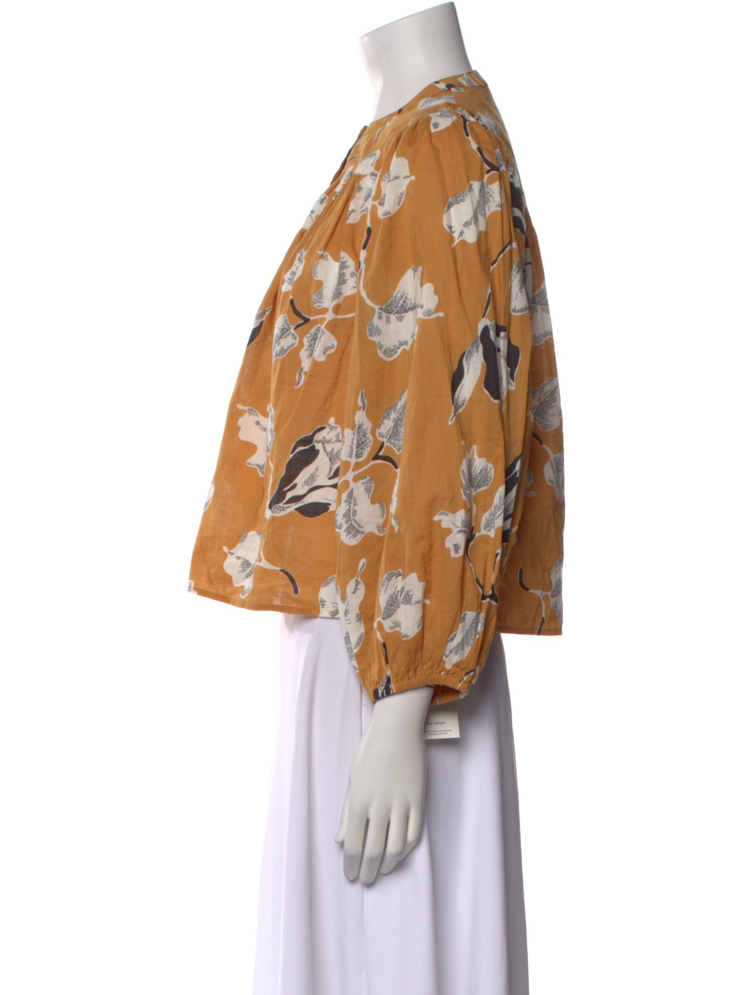 The Great Floral Print Crew Neck Blouse