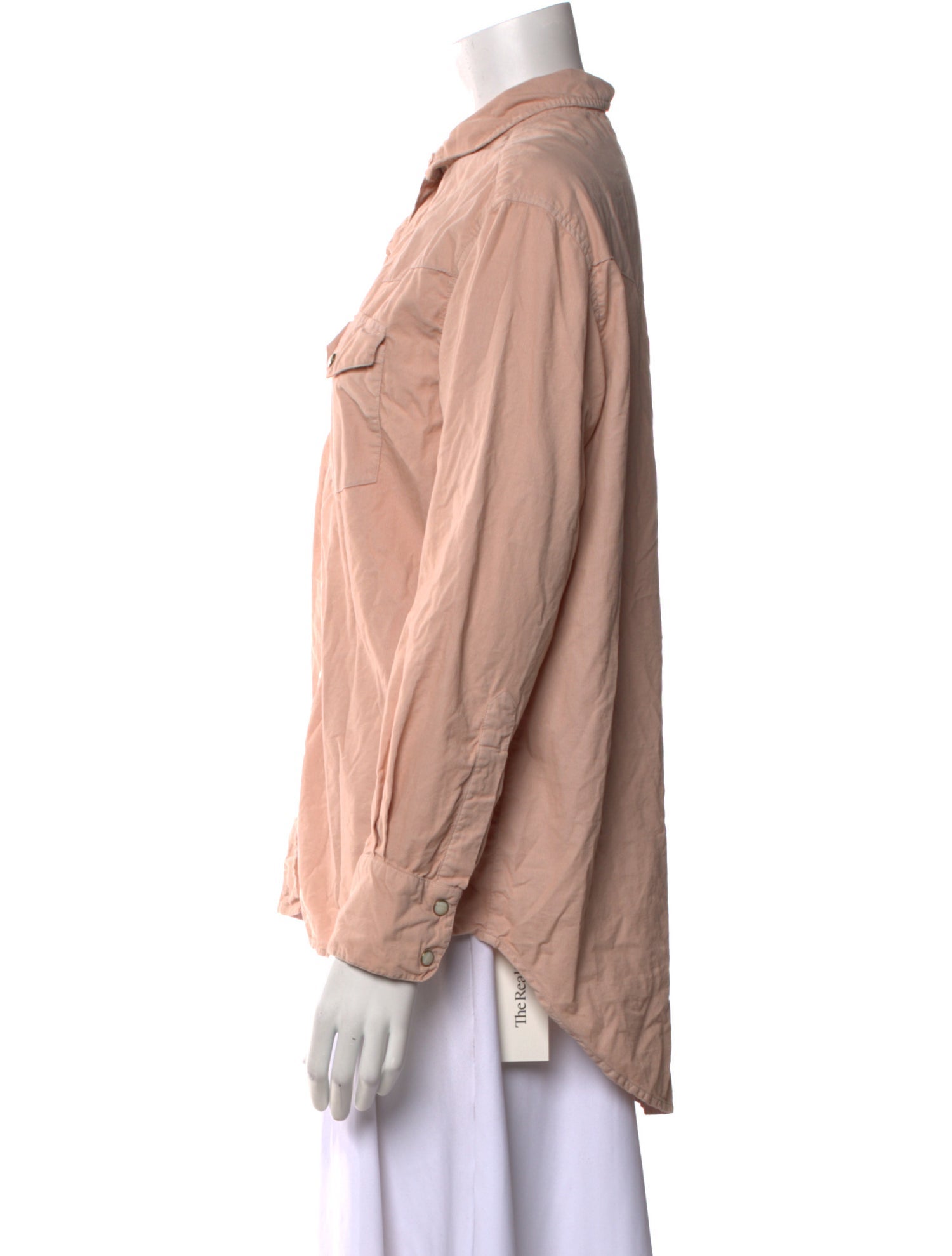 The Great Long Sleeve Button-Up Top