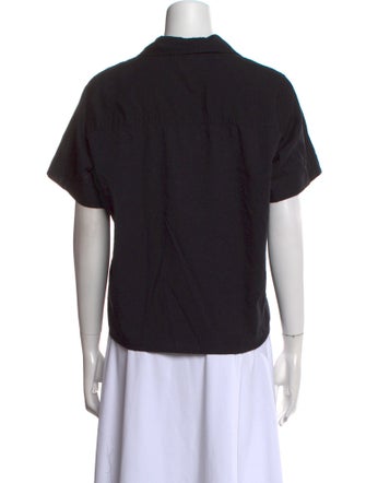 The Great Short Sleeve Button-Up Top