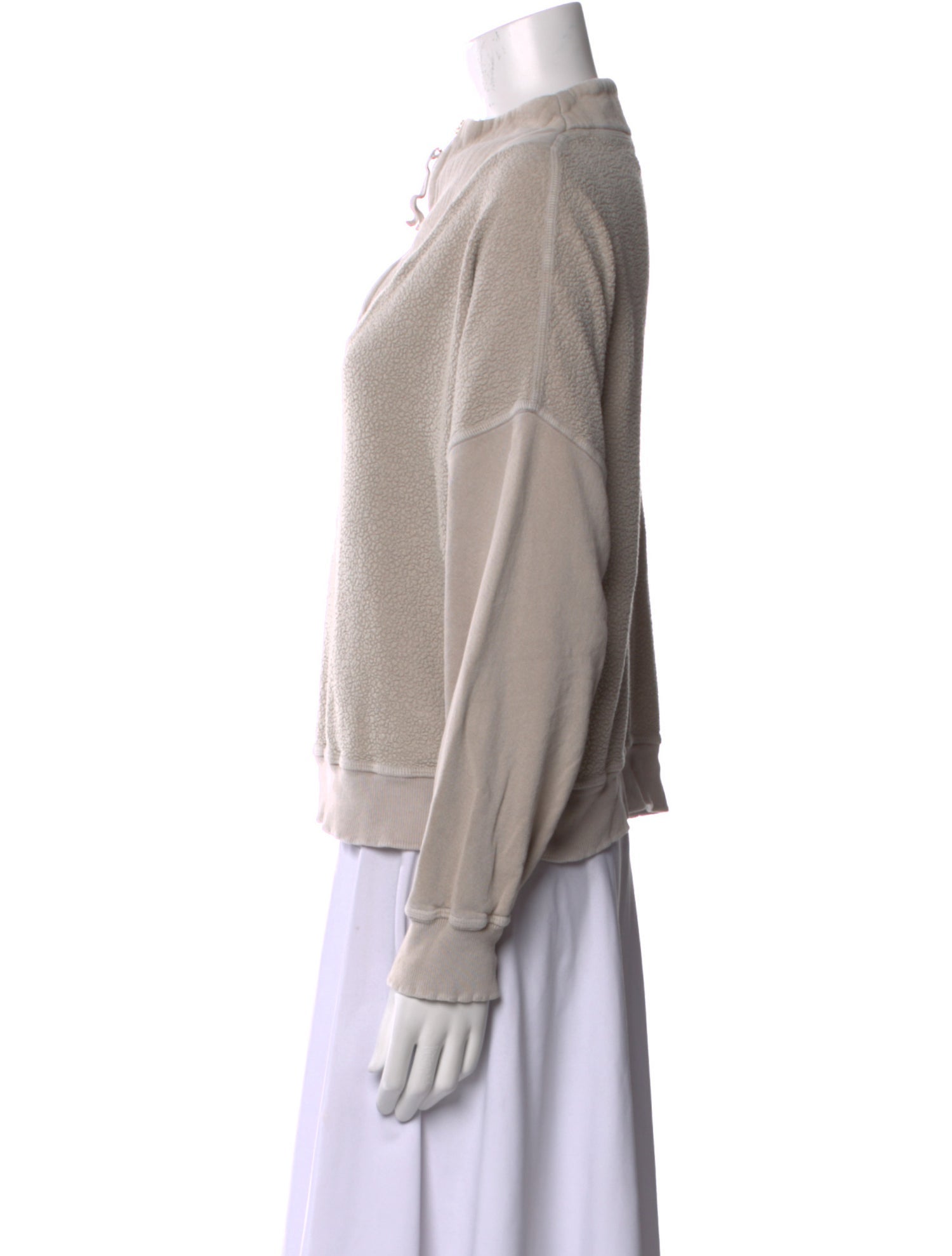 The Great Mock Neck Long Sleeve Sweatshirt